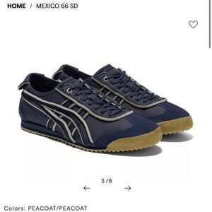 Brand new Retro Cool Reloaded: The Onitsuka Tiger Mexico 66 SD in Peacoat”